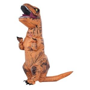 Child inflatable trex dinosaur costume blow up t-rex T rex Dino